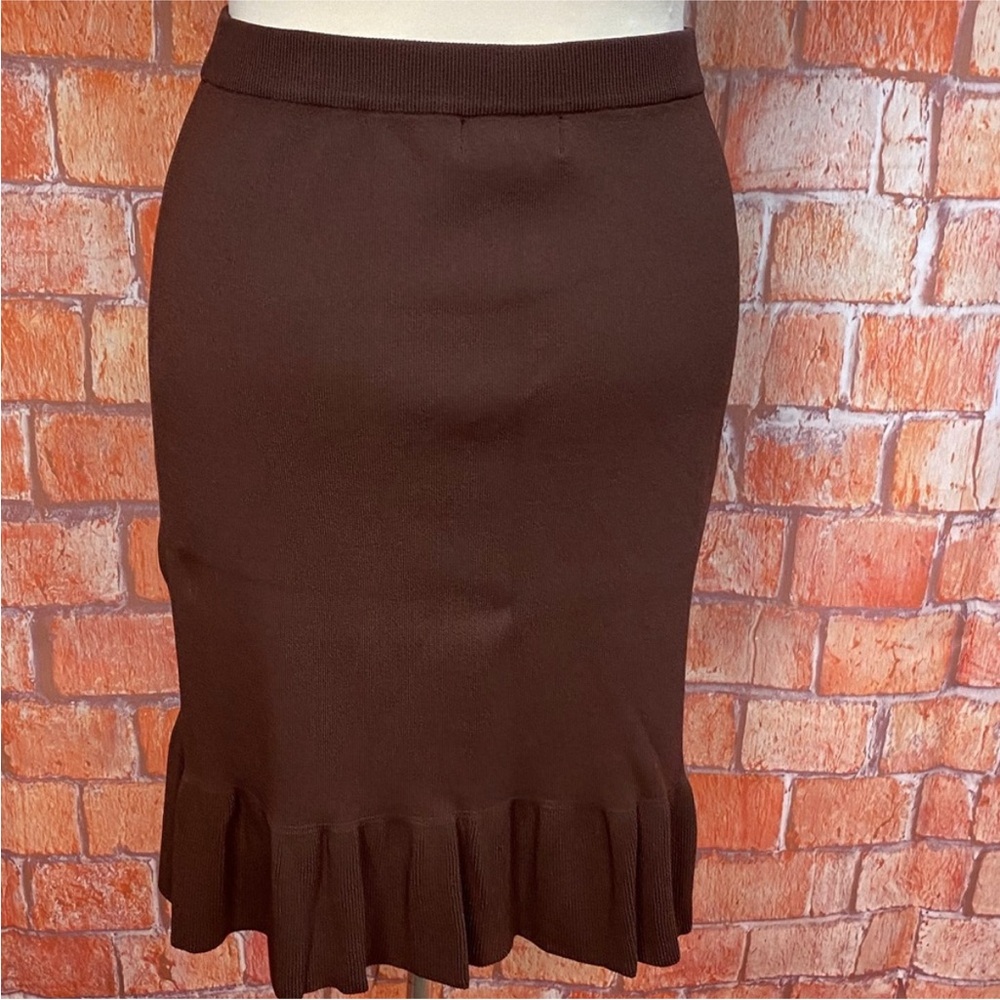 Studio G Ruffled Knit Skirt - Picture 5 of 8